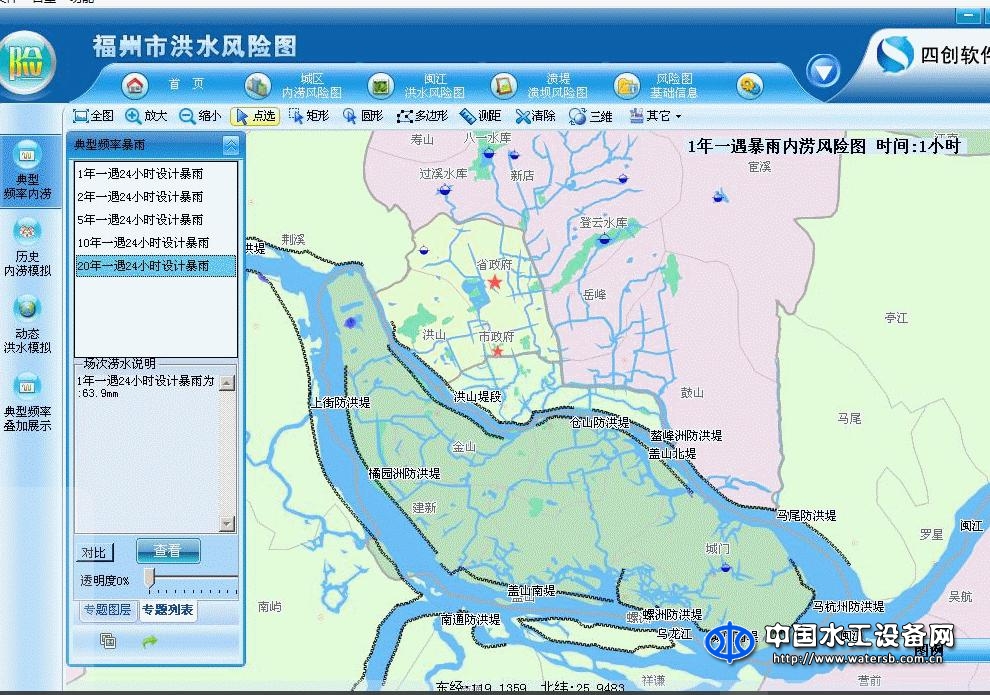 四創(chuàng)城市內(nèi)澇監(jiān)測(cè)預(yù)警平臺(tái)